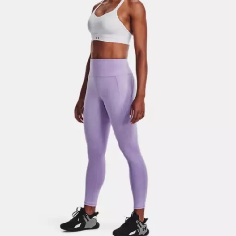 Nwt UNDER ARMOUR Leggings Women's Size S High Rise Full Length UA Reflect